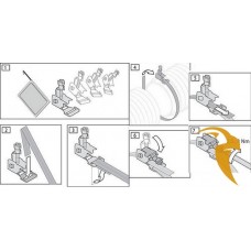 Замок для хомутной ленты