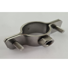 Хомут нерж.ст. AISI316 с уплотнением Россия для тяжёлой нагрузки 2,5x25 М8*25 / М10*25 М12 / М16 5” (132-137мм)