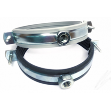 Хомут  оцинкованный с резиновым уплотнением Россия  1x20 М8 3/8” (15-19мм)