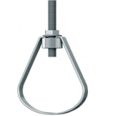 Хомут спринклерный оцинкованный с гайкой РОССИЯ   2x9 М10 3/4” (25-29мм)