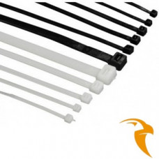 Хомут нейлоновый 3х100 Белый/черный