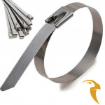 Стяжка металлическая нерж. 4,5*200  (уп. - 100шт.)